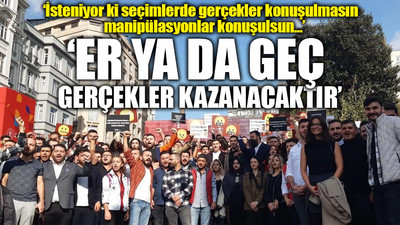 CHP'li gençlerden sansür yasası protestosu: Onlar istiyor ki biz, Almanya bizi kıskanıyor zannedelim