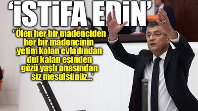 CHP'li Özel'den Meclis'te Bakan Dönmez'e çok sert maden faciası tepkisi: Şu kadar onur varsa...