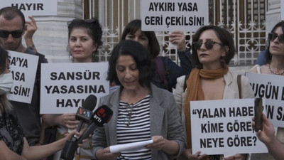 Gazeteciler sansür yasasına karşı tek ses oldu