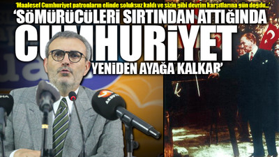Harf Devrimi üzerinden Cumhuriyet'i hedef alan AKP'li Mahir Ünal'a tokat gibi cevap