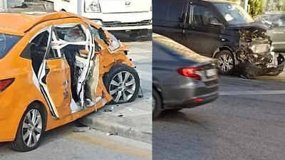 HDP’li üç vekili taşıyan araçla taksi çarpıştı, taksici hayatını kaybetti