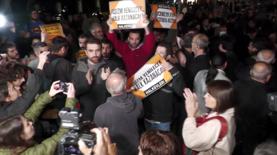 Kadıköy’de Şebnem Korur Fincancı protestosuna polis müdahalesi