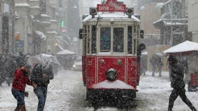 İstanbul'a kasımda kar uyarısı