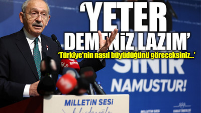 Kılıçdaroğlu büyük tehlikeye dikkat çekti: Bu tabloyu değiştirmezsek Türkiye’yi felakete sürükleriz