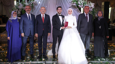 Kılıçdaroğlu, bir genç çiftin daha mutluluklarına ortak oldu