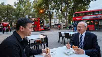 Kılıçdaroğlu Londra'dan 'hamburger' paylaşımı yaparak saat verdi