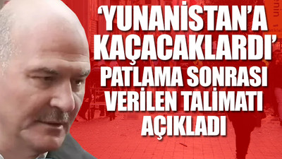 Süleyman Soylu Taksim'i kana bulayan teröristin nasıl yakalandığını anlattı