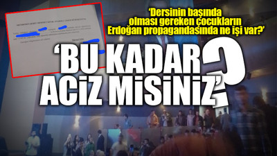 Velilerinden 'teknoloji etkinliği' diye izin alınan öğrenciler AKP'nin 'İlk Oyum Erdoğan'a' programına götürüldü