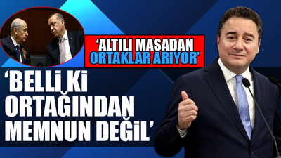Ali Babacan, Erdoğan'ı eleştirdi