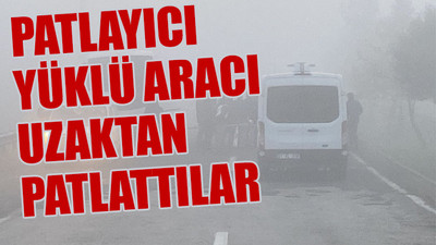Diyarbakır'da polis servisine bombalı saldırı