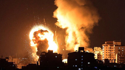 İsrail uçakları Gazze’yi vurdu