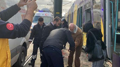 İstanbul Kabataş'ta tramvay kazası