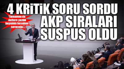 Meclis'teki bütçe maratonunda Kılıçdaroğlu fırtınası: Bu korkuyla devlet yönetilmez!