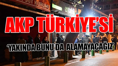 Ankara'da dondurucu soğuk altında ucuza ‘1 kilo kıyma’ kuyruğu