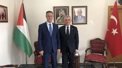 CHP'li Çeviköz, Filistin Büyükelçisi Mustafa'yı ziyaret etti