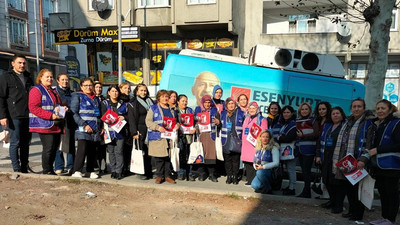 CHP’li kadınlar mahallelere umudu taşıyor