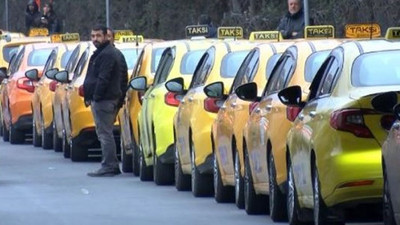 İstanbul'da taksiciler fiyat güncellemek için kuyruğa girdi