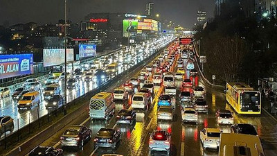 İstanbul trafiğinde yoğunluk yüzde 90'ı geçti