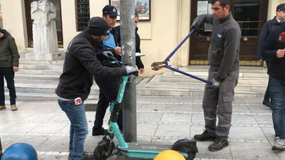 Kadıköy Belediyesi'nden 'scooter' açıklaması: Kaldıracağız