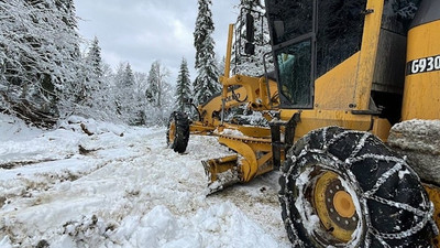 Kastamonu'da kar esareti: 7 köy yolu kapandı