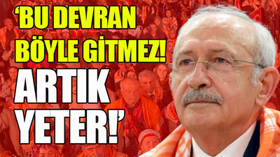 Kılıçdaroğlu Konya'dan seslendi, halk 'Cumhurbaşkanı' sloganları attı