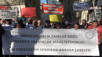 Tüm Emekliler Sendikası'ndan emekli maaşı protestosu