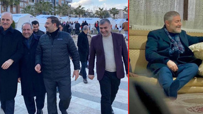 AKP'lilerin deprem bölgesinde kahkaha attığı görüntüler tepki çekti