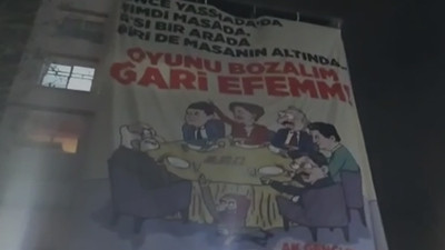 CHP'den AKP'nin provokatif pankartına ilişkin suç duyurusu