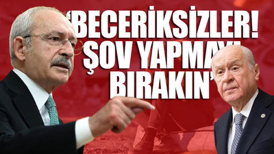 CHP lideri Kılıçdaroğlu'ndan Bahçeli'ye anında yanıt