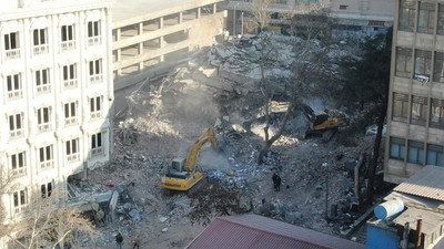 Çöken otelin kolonlarının tahrip edildiği ortaya çıktı