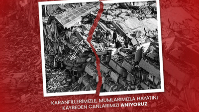 Depremlerde hayatını kaybedenler Sancaktepe'de anılacak
