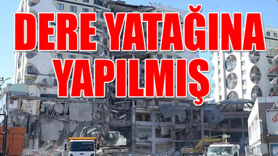 Diyarbakır'da çöken AVM'li siteyi kuru dere yatağına yapmışlar 