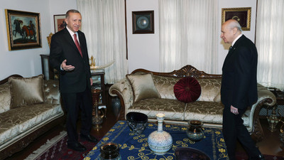 Erdoğan Bahçeli görüşmesi sona erdi
