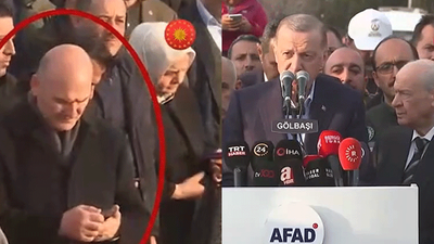 Erdoğan konuştu, Soylu telefonuyla oynadı