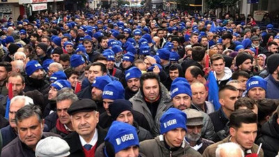 Erdoğan’ın mitingindeki mavi berelilerden FETÖ sabıkalı şirket çıktı