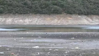 Alibeyköy Barajı'nın suyu çekildi, ortaya çıkanlar şaşkına çevirdi: Polis soruşturma başlattı