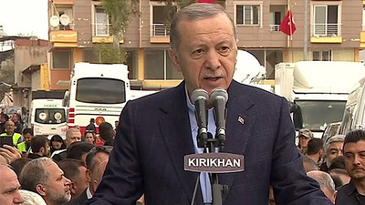 Erdoğan deprem bölgesinde muhalefeti hedef aldı