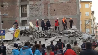 Malatya'da 6 katlı bina çöktü