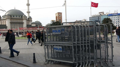 Taksim'de 8 Mart öncesi güvenlik önlemi