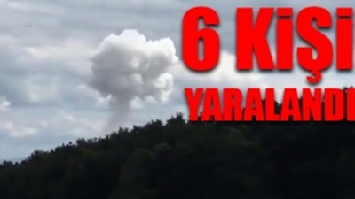 Havai fişek kamyonu patladı yaralılar var