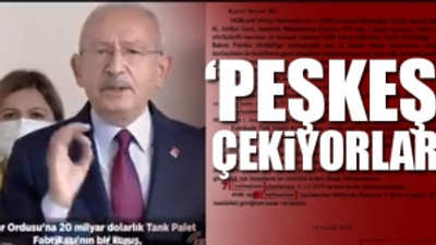 CHP'den ortak 'Tank-Palet' tepkisi