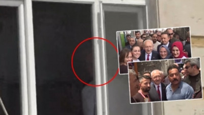 AKP’li başkan Kılıçdaroğlu'nu gizlenerek izledi 