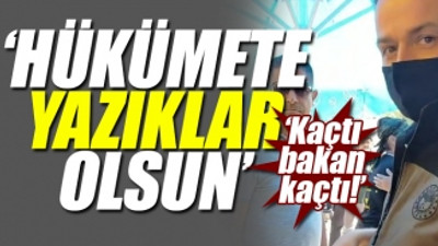 Vatandaşlardan bakan Pakdemirli’ye büyük tepki... Arkasına bakmadan uzaklaştı