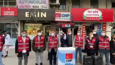 CHP Bağcılar, Kılıçdaroğlu'nun konuşmasını stant kurup dinletti