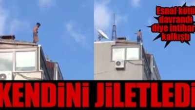 Şişli'de intihar girişimi