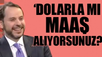 Albayrak'tan 'kur yükselince telaşlanıyorum' diyen sunucuya yanıt