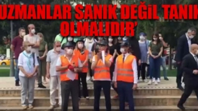 İş güvenliği uzmanları Sakarya'da 'siyah baret' eylemi yaptı