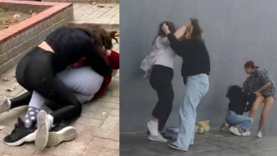 Ünlü olmak için yoldan geçenleri dövüp, videoya çekiyorlar