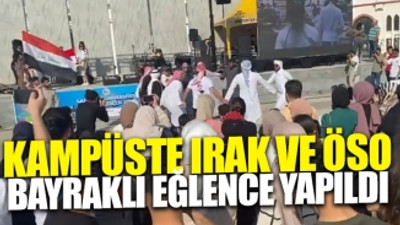 Rektör 19 Mayıs törenine katılmak yerine ÖSO bayraklı eğlenceye katıldı 