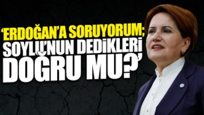 Akşener'den Erdoğan'a: Süleyman Soylu'nun dediğine göre 2016'dan önce uyuşturucuyla mücadele yokmuş 